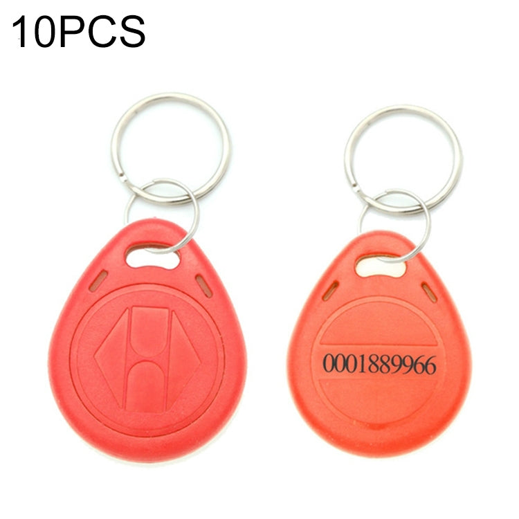 10 PCS 125KHz TK/EM4100 Proximity ID Card Chip Keychain Key Ring 10 PCS 125KHz TK/EM4100 Proximity ID Card Chip Keychain Key Ring